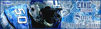 Detroit Lions ErnieSims