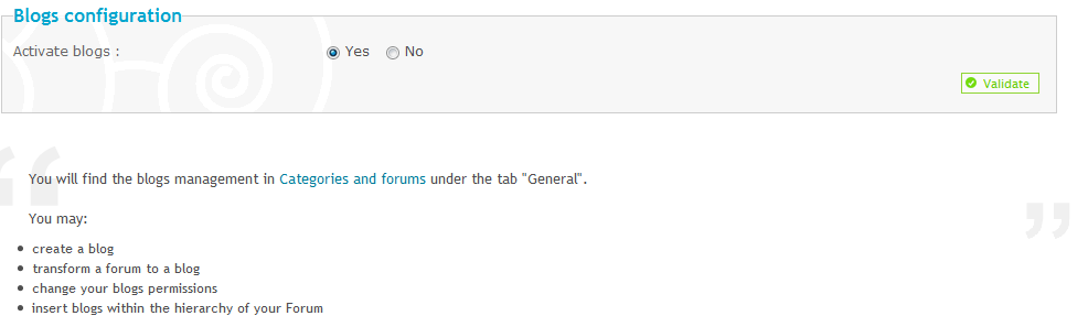 Come attivare i Blog nei forum Forumattivo? Blogspage