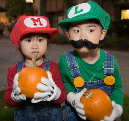 Cosplays Divertidos  Mario-kids-cosplay