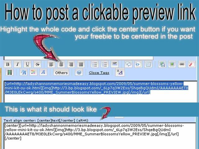 How to post a clickable preview link HowTo_11-3