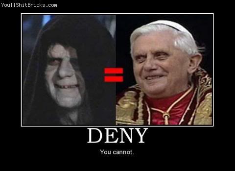 Evil pope lol. Pope