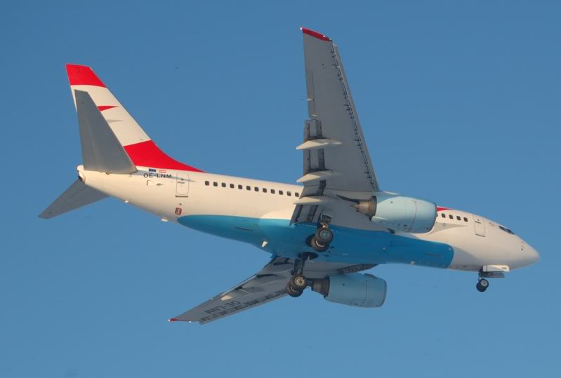 Aeroportul Bucuresti (Henri Coanda / Otopeni) - Ianuarie 2009 10AustrianAirlinesOE-LNMBoeing737-6