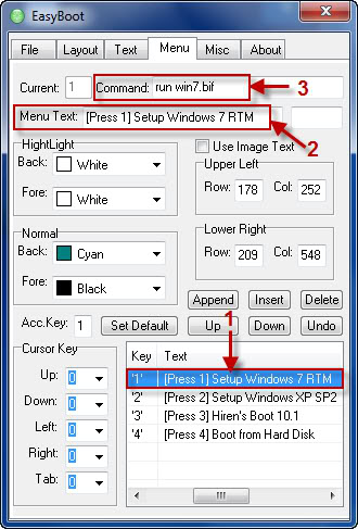 Tạo boot 3 trong 1 (Setup Windows 7, Setup Windows XP & Hiren's Boot) 12-14-20093-13-17PM