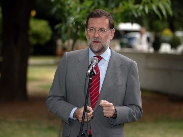 Rueda de prensa de Pedro Rajoy Rueda