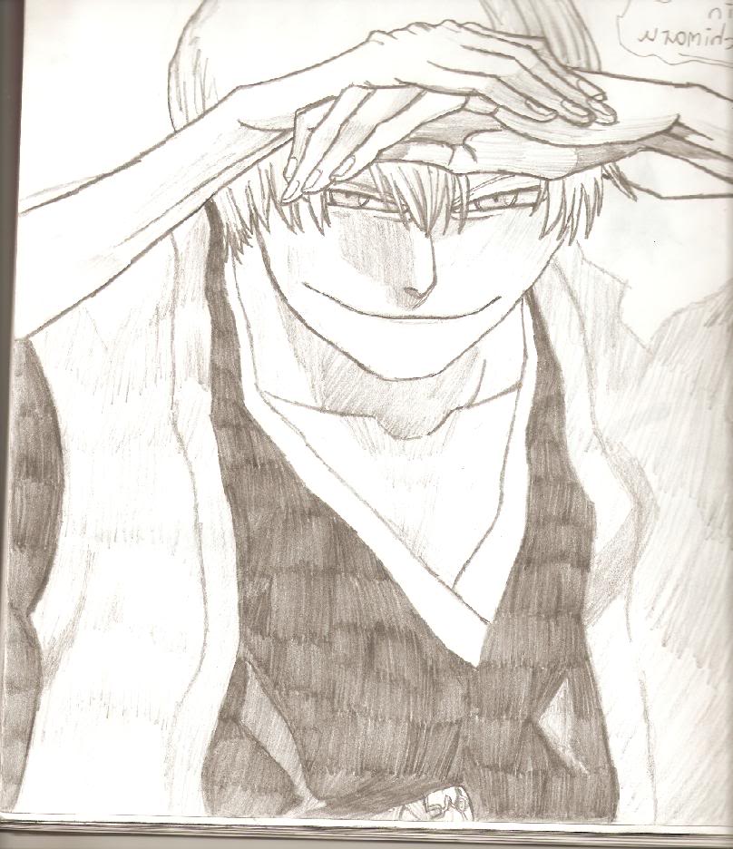 My Art [drawings - sketches - etc] GinIchimaru1