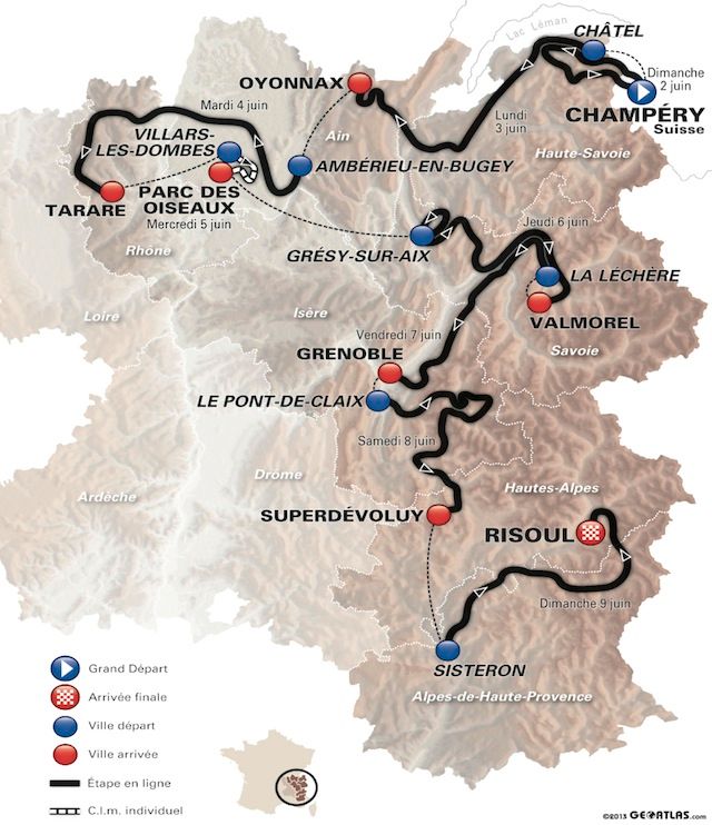 Critérium du Dauphiné Criterium-du-dauphine-2013-general-map_zpsbd47e679