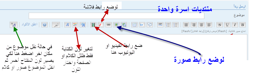 شرح مصور لكيفية وضع وتنسيق موضوع  في المنتدي 3fac289e171994e708d12b46c5243820