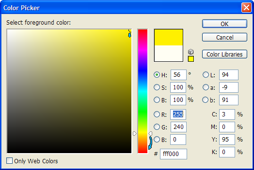 Tutorial - Paleta de Cores Colorpicker1