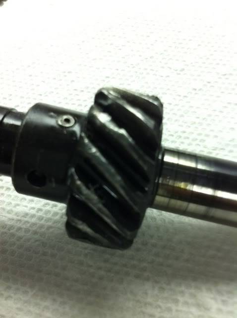 SBF distributor/cam gear failure Distributor