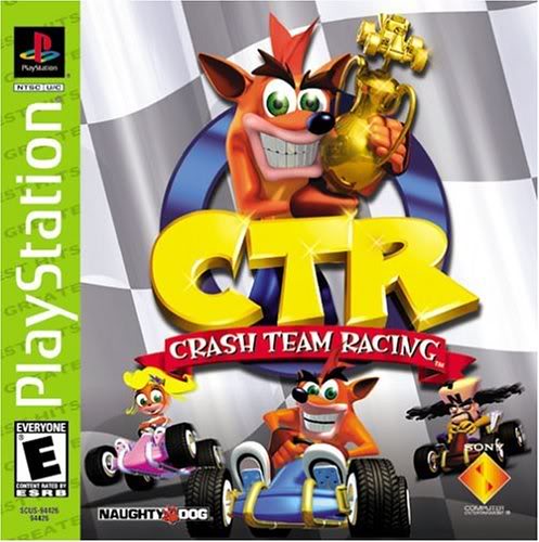 مفاجاة لعبة كراش سيارات  Crash Team Racing  للبلاستشن 1 Ctr_front