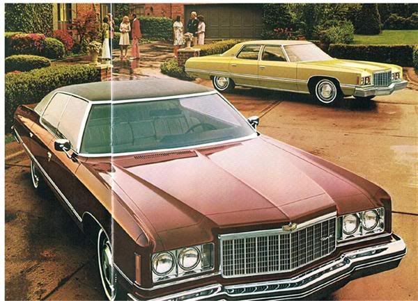 1974 Impala -caprice-bel air brosjyre kr 200 Imp