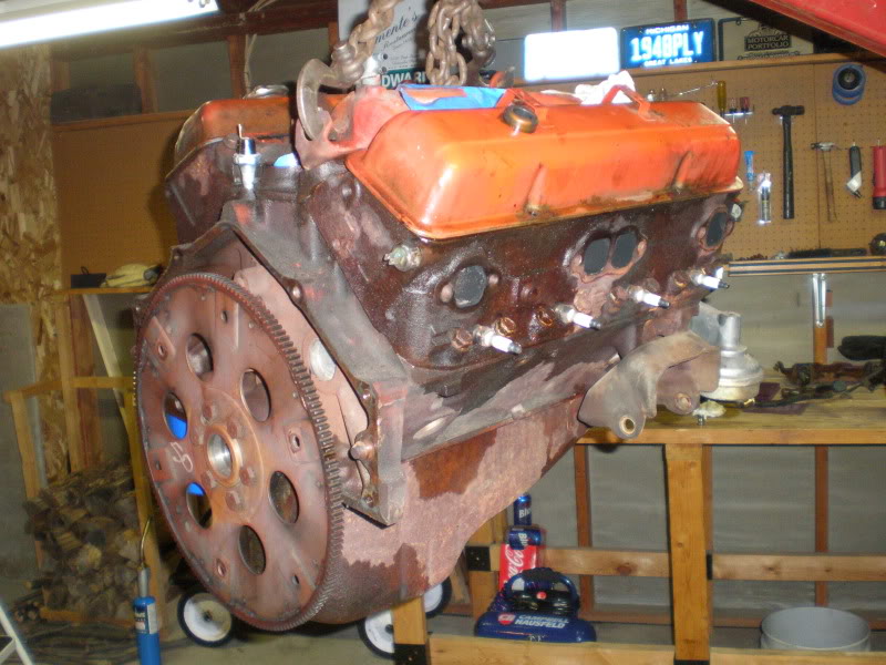 1974 Monte Carlo engine & engine bay restoration. P1020006