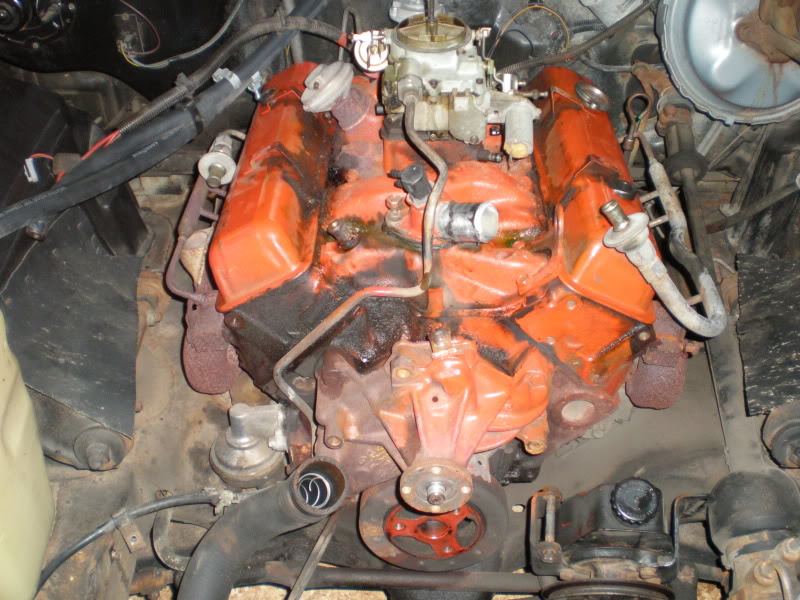 1974 Monte Carlo engine & engine bay restoration. PC290001