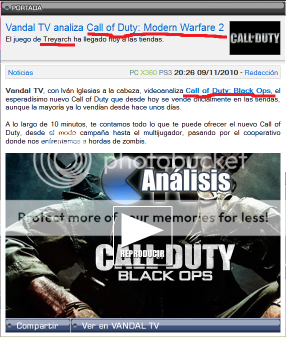 Roban a punta de pistola 100 copias de Call of Duty Black Ops Vandalfail