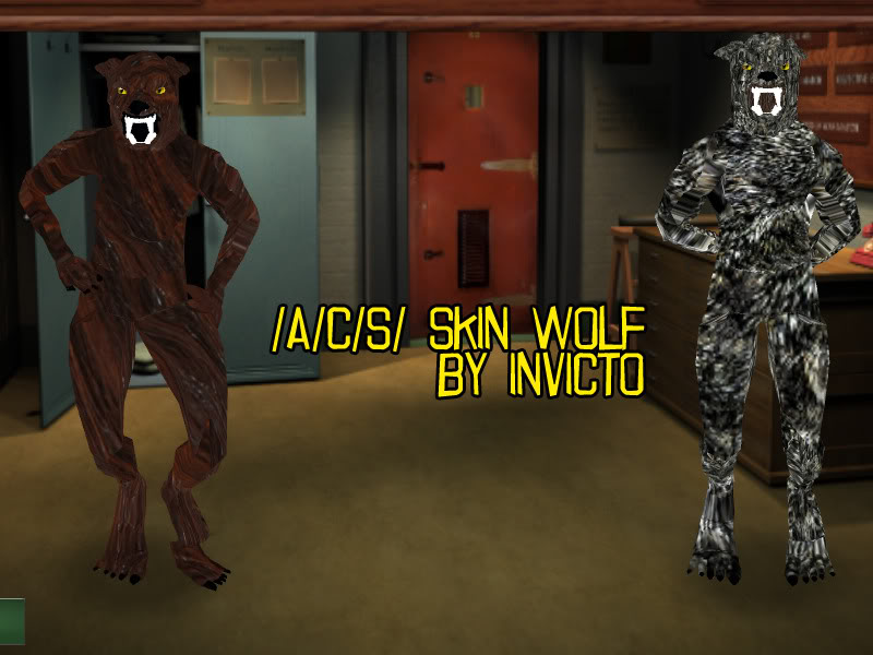 NEW Skin /A/C/S/ WOLF  -  TEAM: Allies/Axis L1