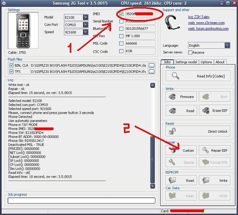 Samsung e2100 Samsung Logo Blinking Only... done E2100-samsunglogoonly