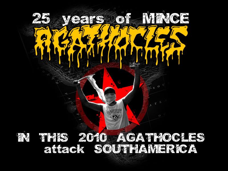 Agathocles anuncia tour sudamericano Agathocles