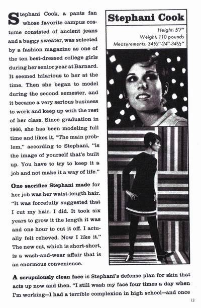 Seventeen Magazine "Models" Booklet 1967 ~ Part 1 Blog_17_Model_1967_13_StephaniC