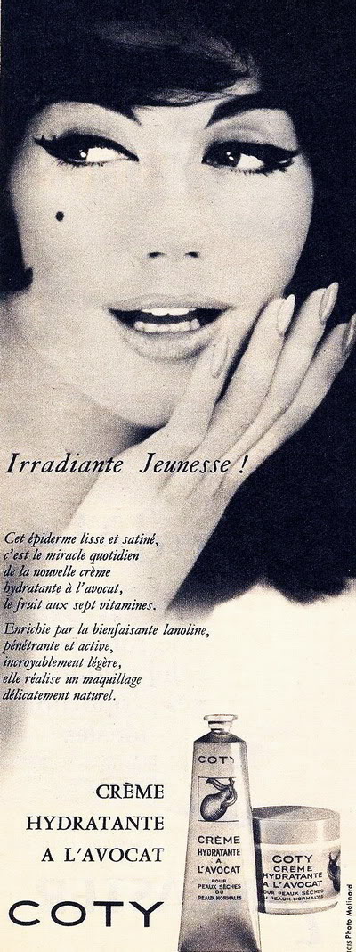 7 NEW French Beauty Ads ~ 1945-1973 Blog_Coty_1959_SimoneDA_French_BP