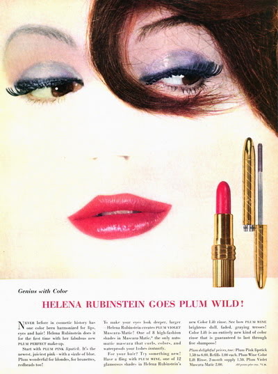 NEW Helena Rubinstein Ads ~ 1946-1973 Blog_HelenaR_1959_Plum_Lipstick