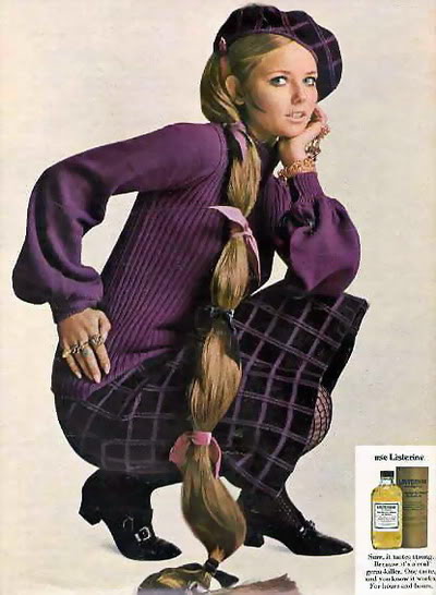 Fashionable Listerine Ads 1960s Blog_Listerine_1968_Cheryl_Tiegs