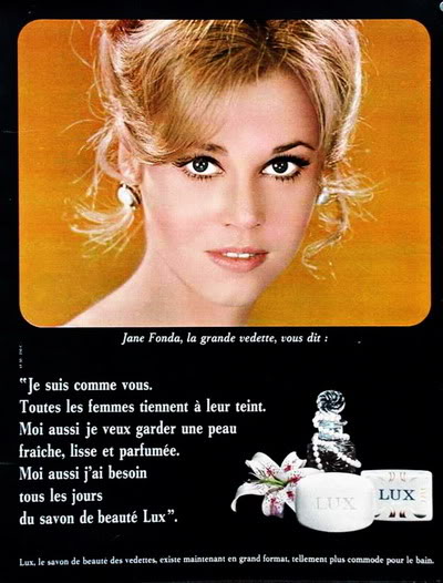 7 NEW French Beauty Ads ~ 1945-1973 Blog_Lux_1966_JaneFonda_French