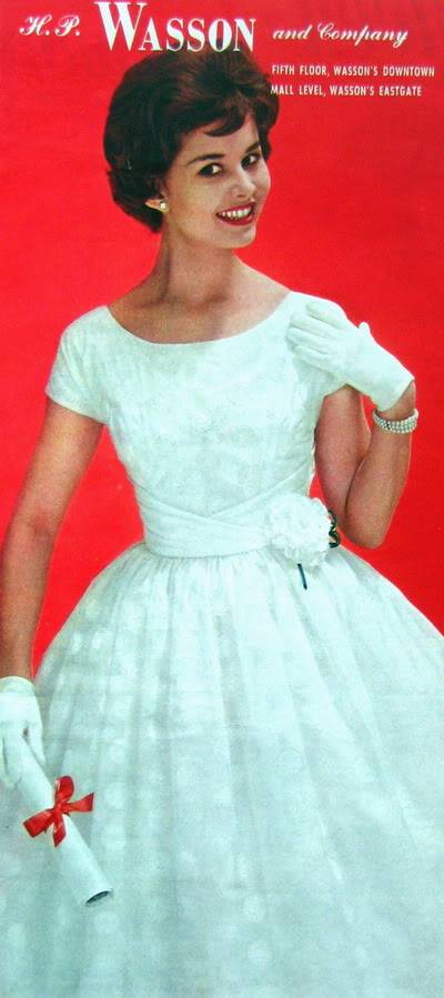 Graduation Dresses ~ 1959 Seventeen Blog_SusanVW_1959_May_17_TeenaPaige