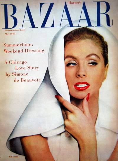 Carmen Dell'Orefice & Suzy Parker ~ 1956 Bazaar Blog_SuzyP_1956_May_Bazaar_Cover_RA