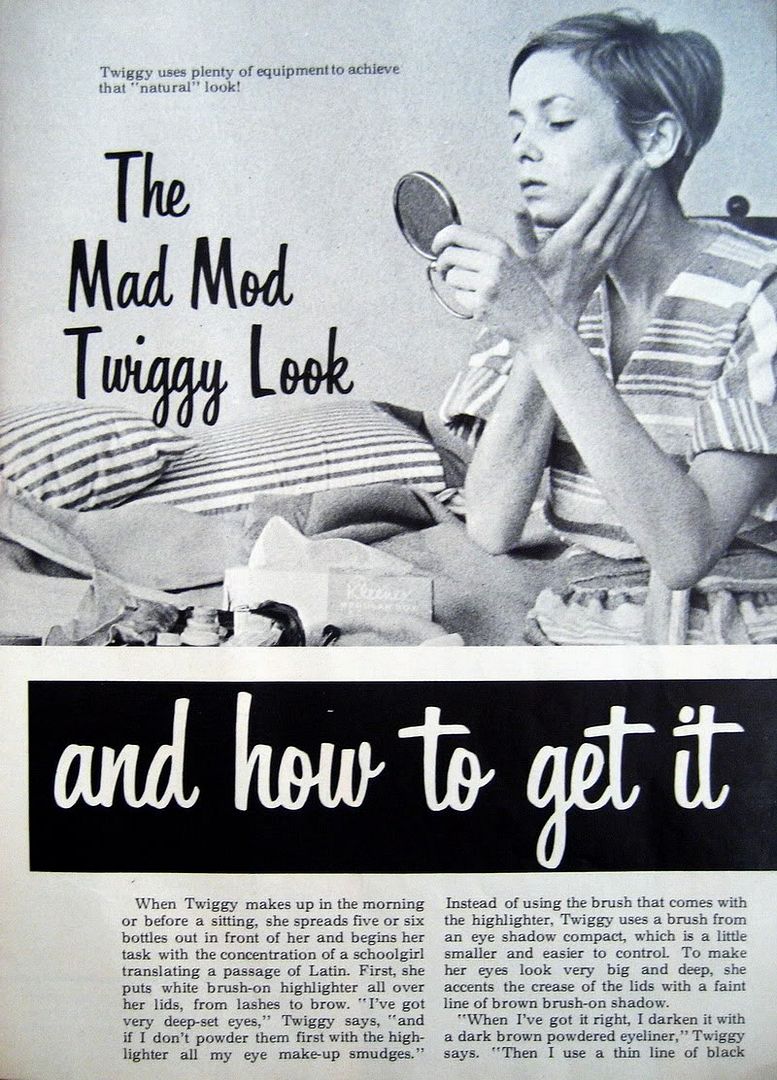 The Mad, Mod TWIGGY Look ~ 1967 Blog_Twiggy_1967_GirlLookScene_p-1