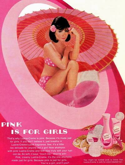 "Pink Is For Girls" ~ 1960s Lustre-Creme Ads LustreCreme_1968_MarianneNestor_Umb