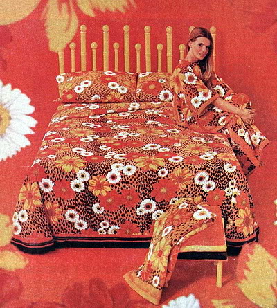 New Album in  bonniepix "Sixties Models & Ads": Springmaid Fabrics Springmaid_1970_Joan_Thompson