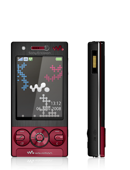  Wi-Fi    W705 Sony Ericsson W705_frontandside_passionatered