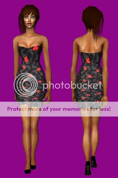 Black & Red Formal Dress Blackandred