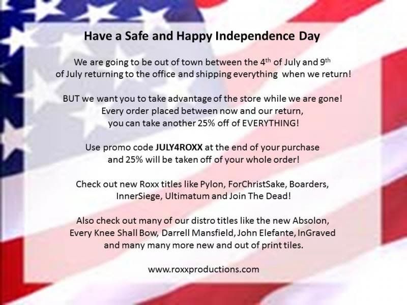 HAPPY 4th of July - 25% Off Sale this weekend only!  July4th2013Sale