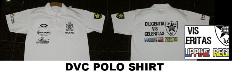 SHOOTING, PRACTICAL AND IPSC POLO SHIRT FOR SALE DVCPoloShirt