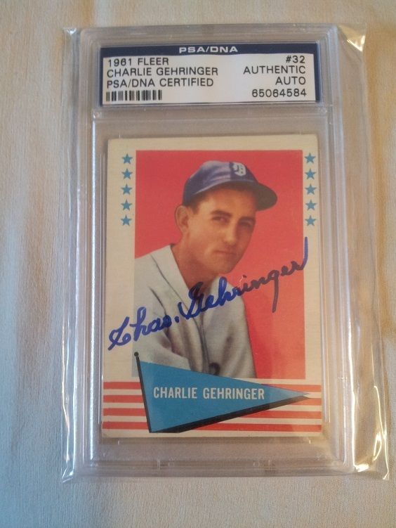 f/s: signed hooper check, marquard pc, gehringer fleer card Chas