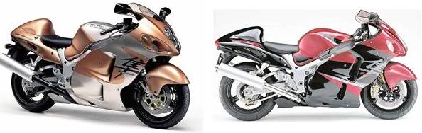 História da Suzuki Hayabusa Hayabusa_1999_models