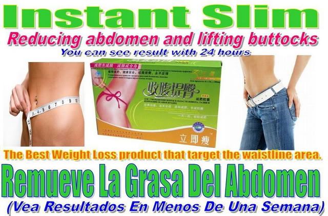 INSTANT SLIM - Thuốc giảm cân, triệt tiêu mỡ bụng, nâng mông từ USA Capture