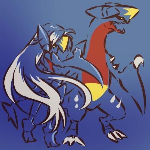 pokemon sprites and images 445_Garchomp