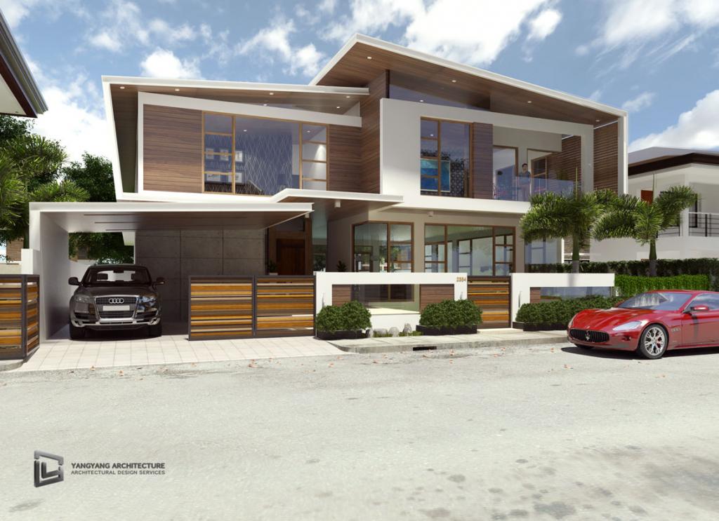 Qb House - Two Storey House PERSPECTIVE