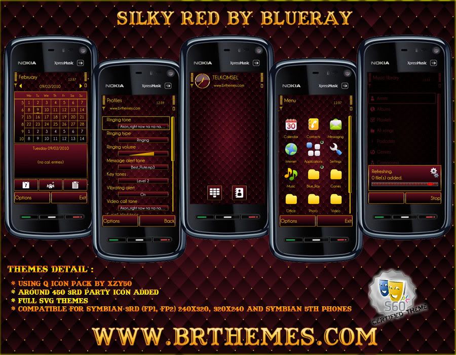 Silky Red Theme by Blue_Ray Silky_Red_SS