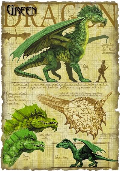 Dragões Cromáticos - Dragão Verde Green-1