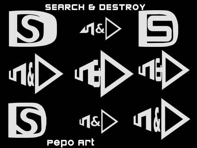 Logotipo SEARCH & DESTROY SEARCHLOGOS2