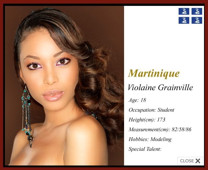 Miss Martinique - Violene Grainville MartiniqueInt