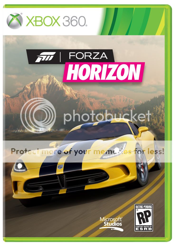 Forza Horizon: Box Cover and First Screen As3428as_051712