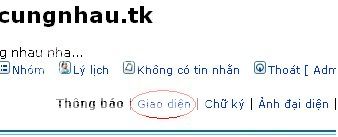 Cách thay đổi giao diện, chữ ký, ảnh đại diện bằng ảnh hướng dẫn B3