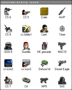 Counter Strike and Half-Life Icon Download Icons