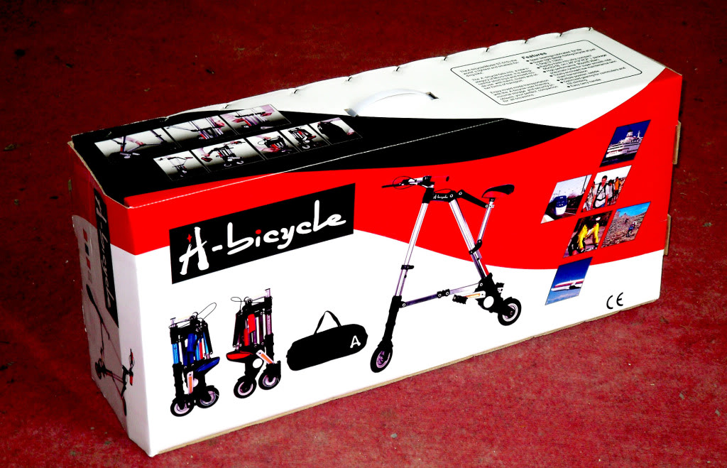 Folding Bike/ Sepeda Lipat A-Bike, ringkes dan ringan Innercolorboxfor6inch