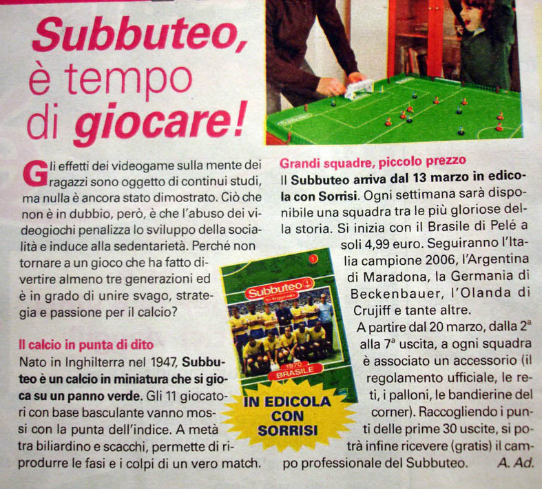 More Subbuteo related photos 1236021700