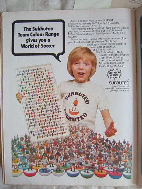 More Subbuteo related photos SubbyaDDd